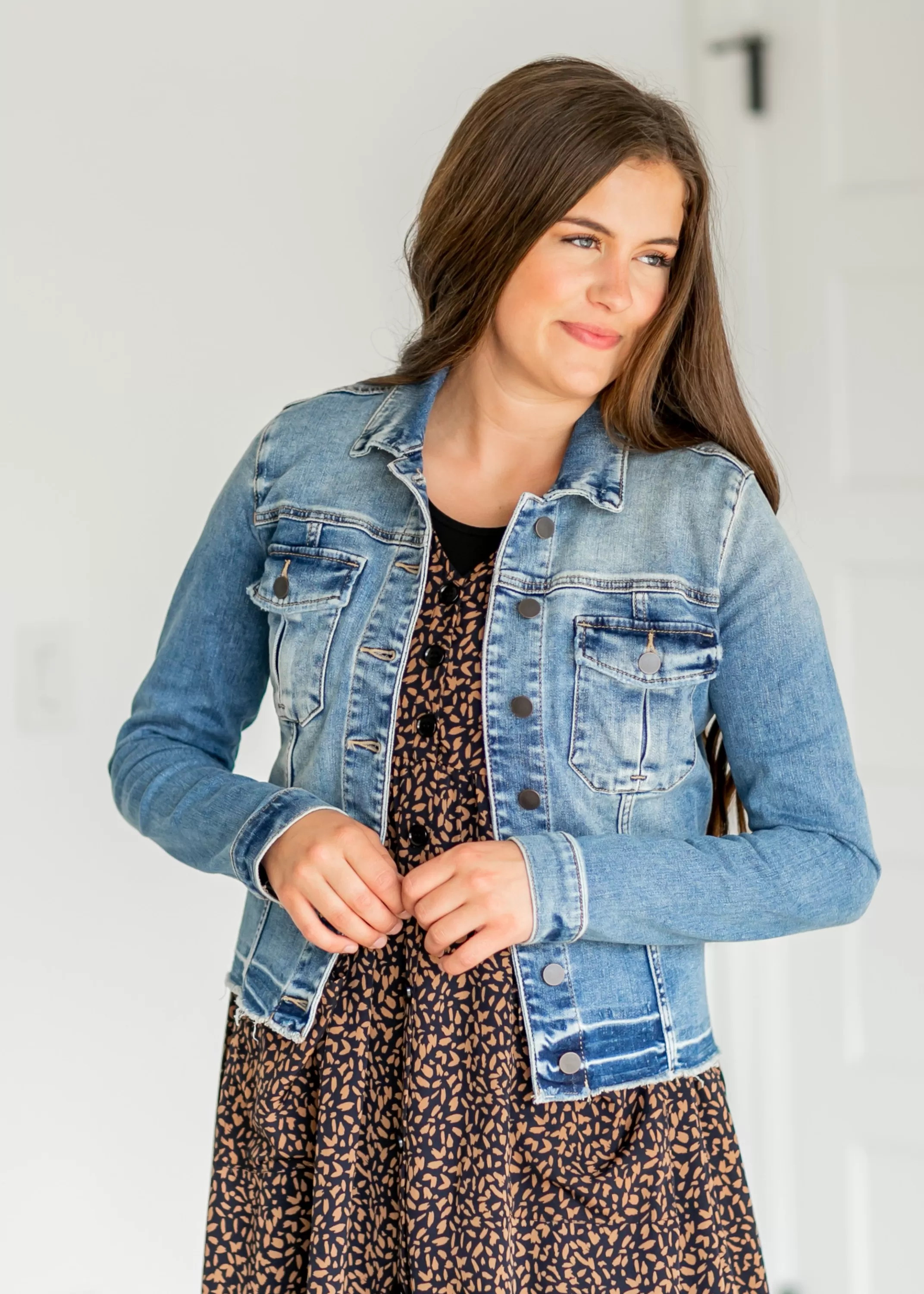 Flash Sale Kara Denim Jacket Women Nursing Friendly