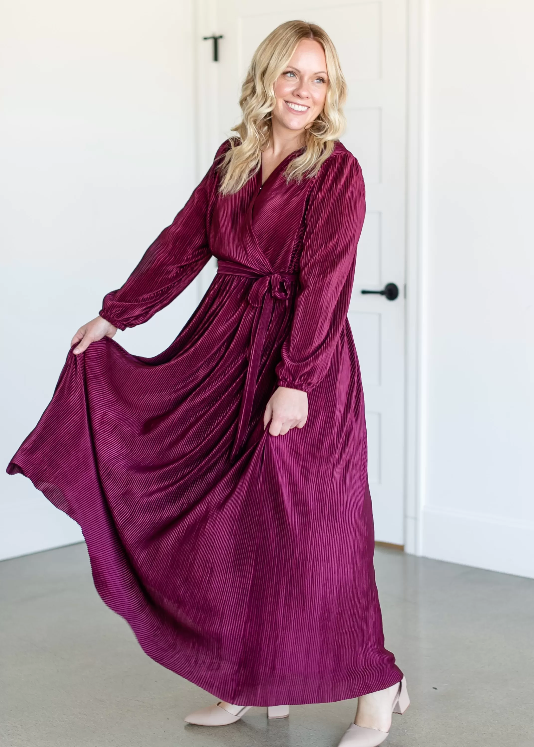 New Marilyn Faux Wrap Maxi Dress Women Plus Size