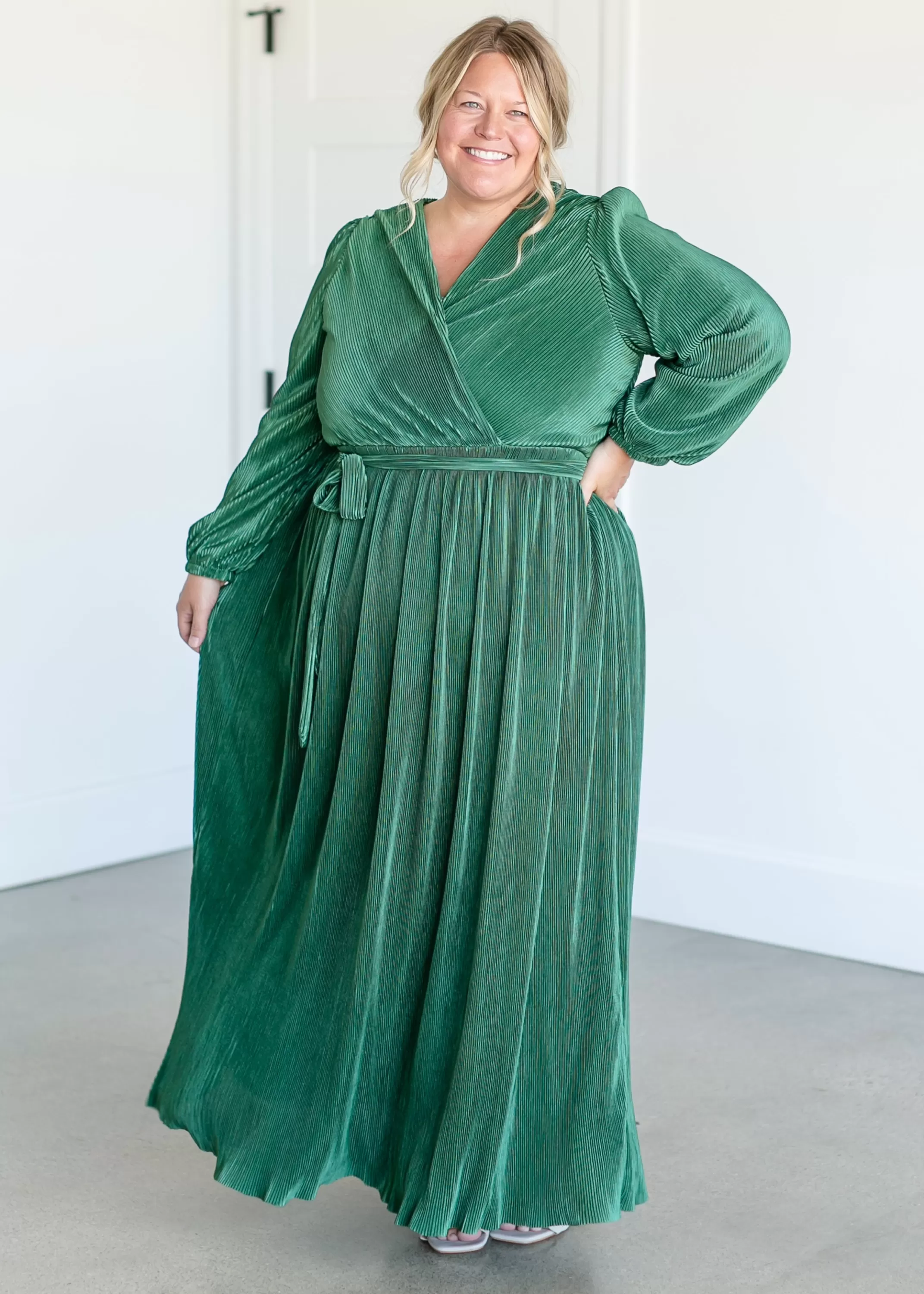 New Marilyn Faux Wrap Maxi Dress Women Plus Size