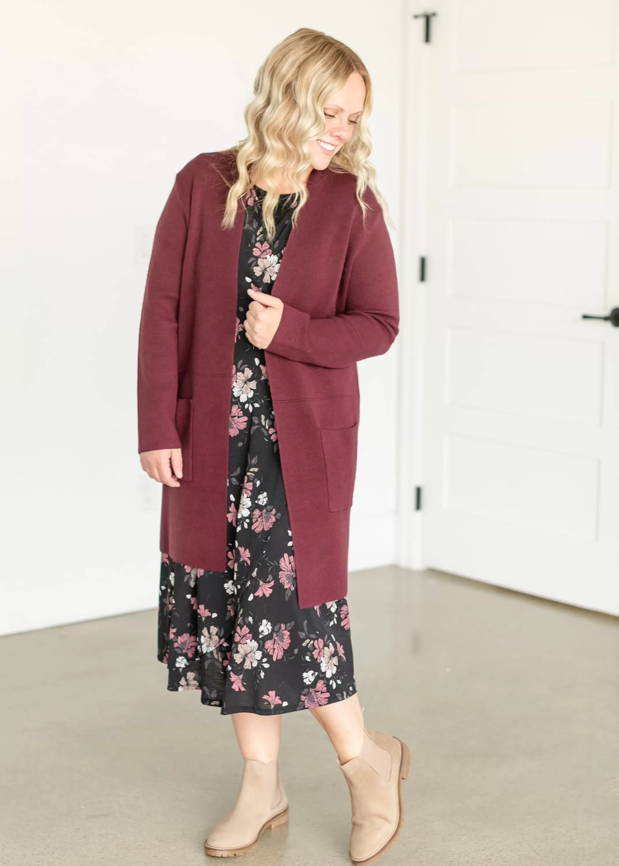 Hot Open Front Knit Cardigan Coat Women Jackets