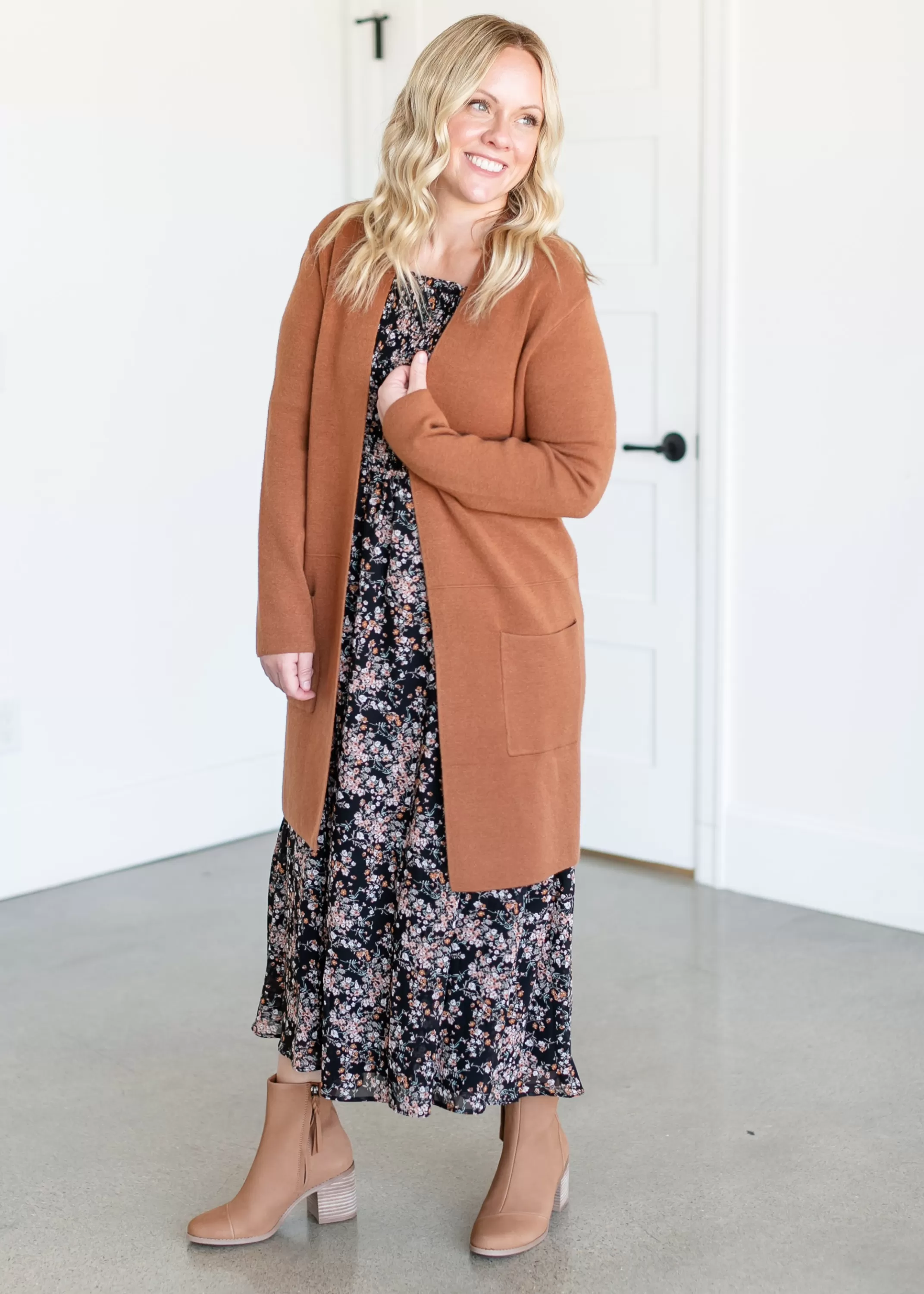 Hot Open Front Knit Cardigan Coat Women Jackets