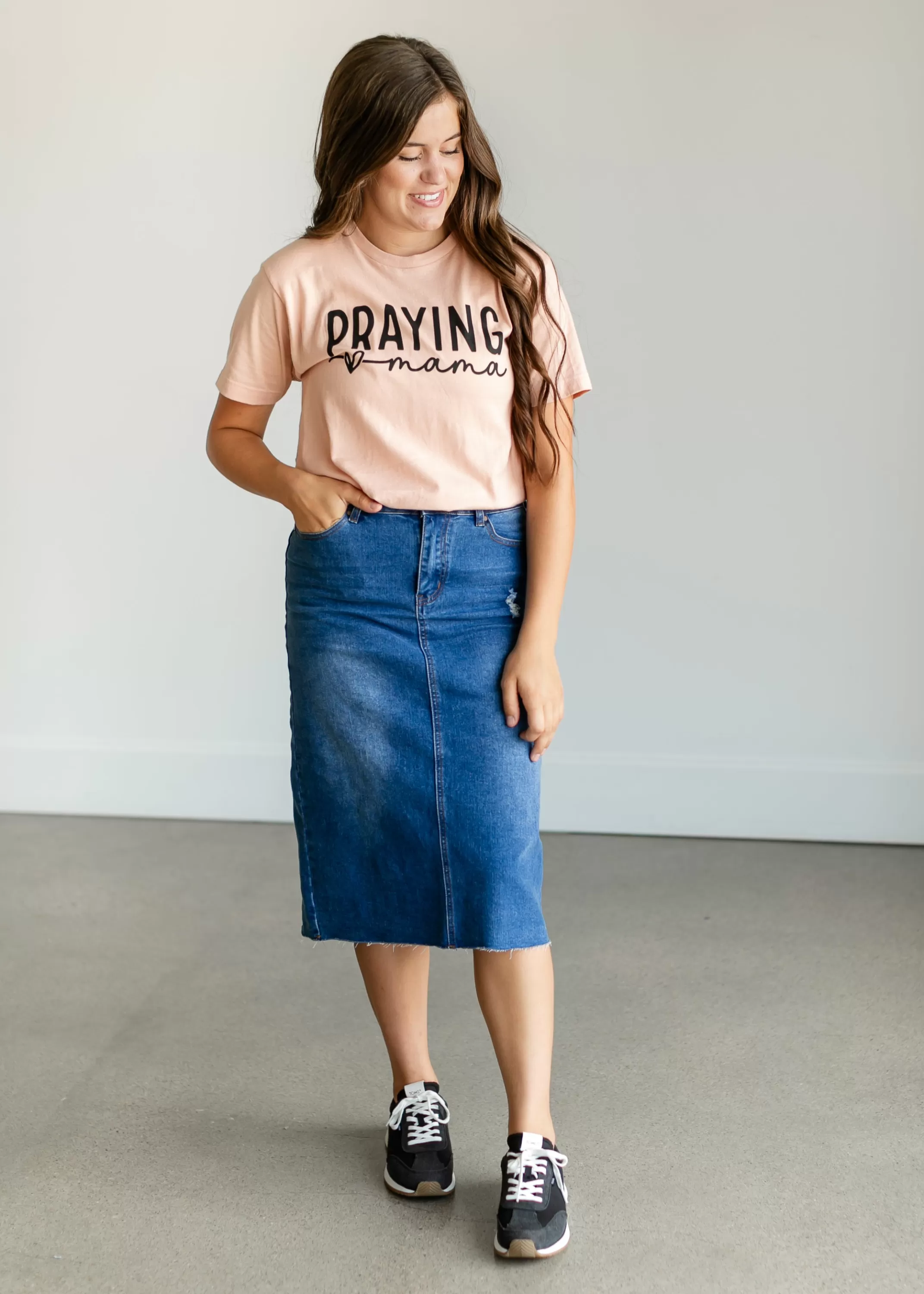 Outlet Praying Mama Graphic T-Shirt Women Plus Size